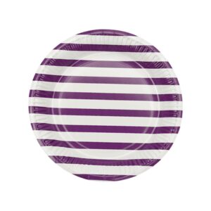Stripes Paper Plates 9” (8pcs)