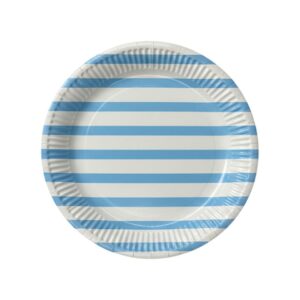 Stripes Paper Plates 9” (8pcs)