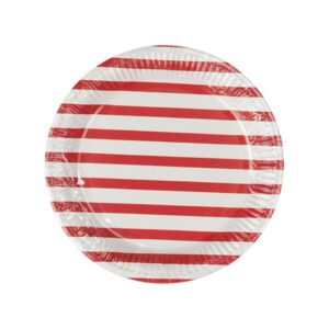 Stripes Paper Plates 9” (8pcs)