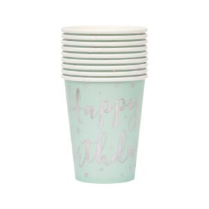 Happy Birthday Paper Cups (10 pcs)