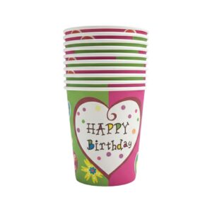 Happy Birthday Heart Shape (6 pcs)