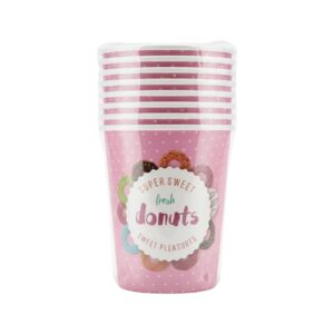 Donuts Paper Cups (8 pcs)