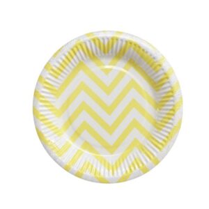 Paper Plates Zigzag Yellow 7” (6pcs)