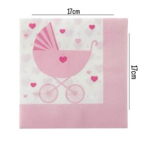 Baby Girl Napkins (20 pcs)