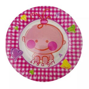It’s A Girl Paper Plates (9 inch) (10 pcs)