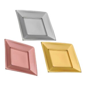 Plate Chrome Size: 23cm x23cm X10