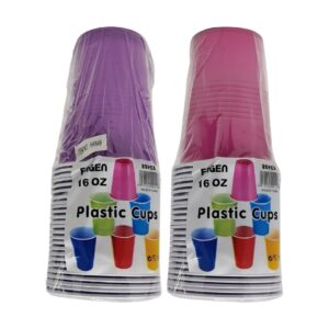 Plastic Cups Size 16 oz 20pcs