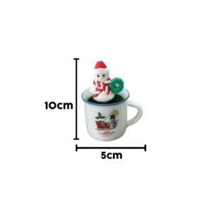 Christmas Coffee Cup With 3d Decoration