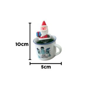 Christmas Coffee Cup With 3d Decoration