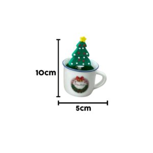 Christmas Coffee Cup With 3d Decoration