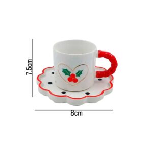 Christmas Ceramic Mug Plus Coaster size :14.5cm