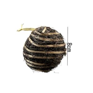 Woven Twig Ball Ornament