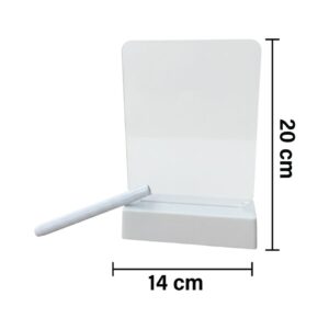 Acrylic display stand with a light-up base