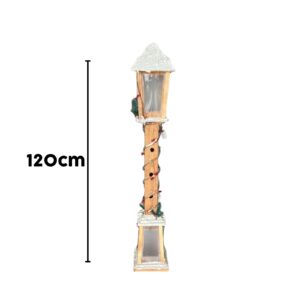 Wooden Christmas Lamppost