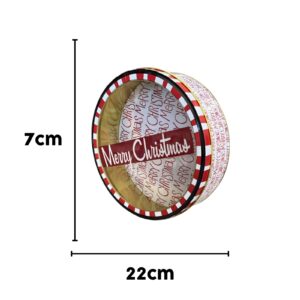 Christmas-Themed Metal Bucket