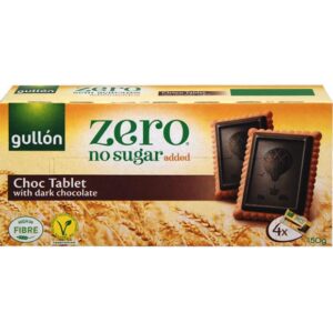 Gullón Zero Sugar Choc Tablet with Dark Chocolate 150G