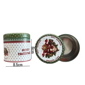 Christmas-Themed Metal Tin