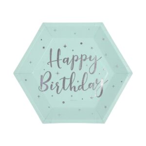 Happy Birthday paper plates 9” (10pcs)