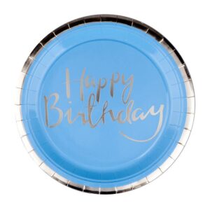 Happy Birthday paper plates 9” (10pcs)