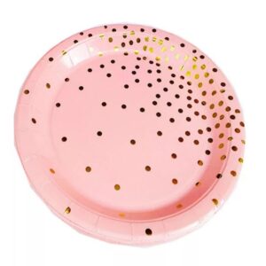 Pastel Dot paper plates 9” (8pcs)