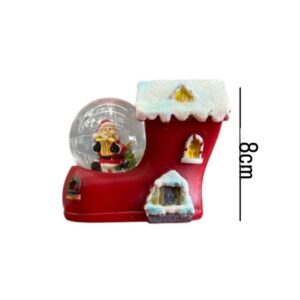 Christmas Boots Waterball (Small Santa Inside)