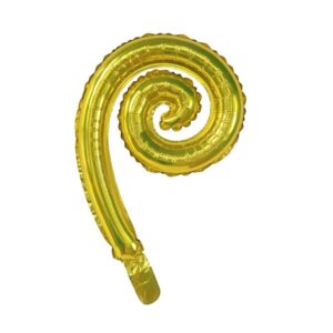 Spiral Gold Balloons 6 pcs