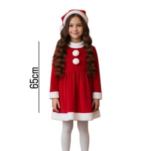Christmas Dress With Hat (10-13years)