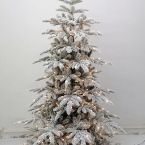 Christmas White Tree with Light