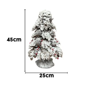 Flocked Tabletop Christmas Tree