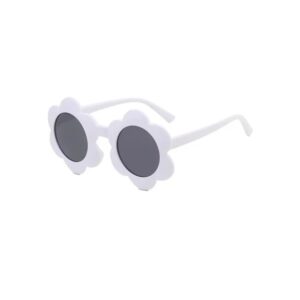 White Flower -shaped Sunglasses