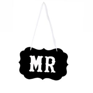“Mr” black and white banner