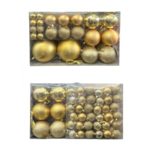Christmas Balls Set Of 2 Size 16cm & 12Pieces Size 8cm 12Pieces Size 6cm 36Pieces Size 4cm 32Pieces Size 2cm
