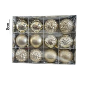 Christmas Balls Set Of 12 Pieces