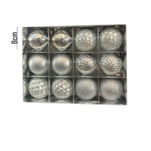 Christmas Balls Set Of 12 Pieces