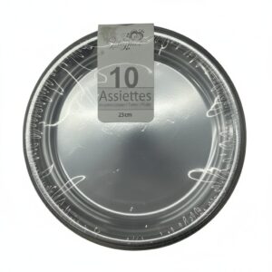 Plastic Plates 9” (10 Pcs)