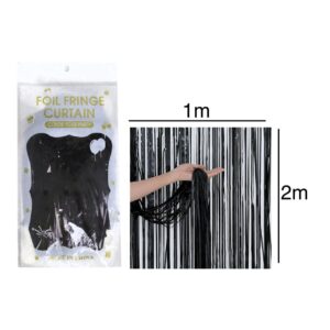 Black Foil Curtain