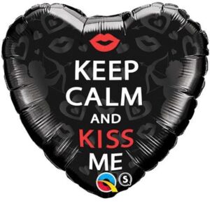 Keep Calm And Kiss Me Balloons
