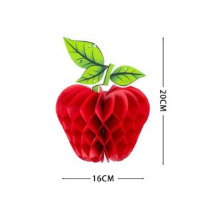 Apple 3D Honeycomb Centerpiece 1pc 20cm