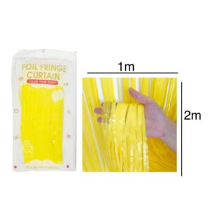 Yellow Foil Curtain