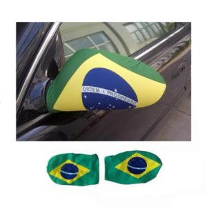 Brazil mirror cover (pair of 2 )