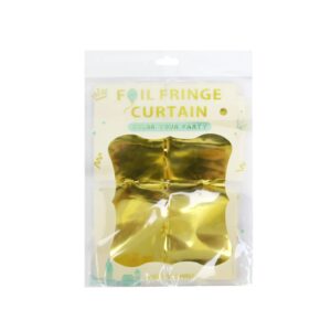 Gold Square foil curtain