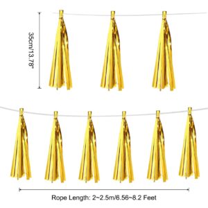 Gold Tissue Paper Tassel