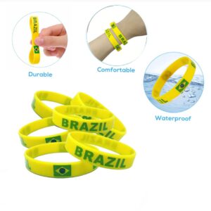 Brazil silicone bracelet
