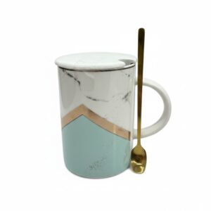 Marble glass mug