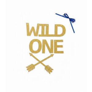 Wild One Gold Banner