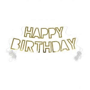 Happy birthday Outline Banner
