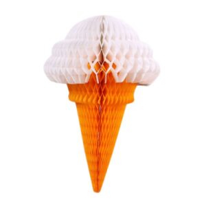 Icecream Paper Decoration Honeycomb