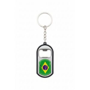 Brazil flag keychain