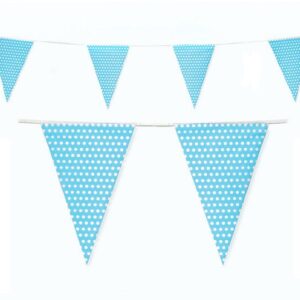 Dotted Blue Flags Banner