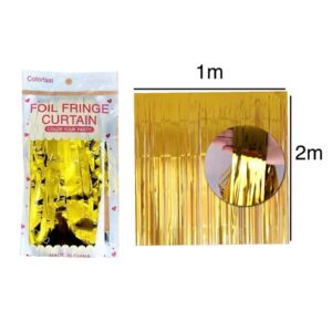 Gold Foil Curtain
